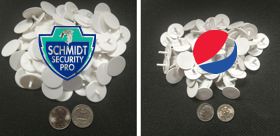 Ultra Thin Ball Markers in single or full color imprints